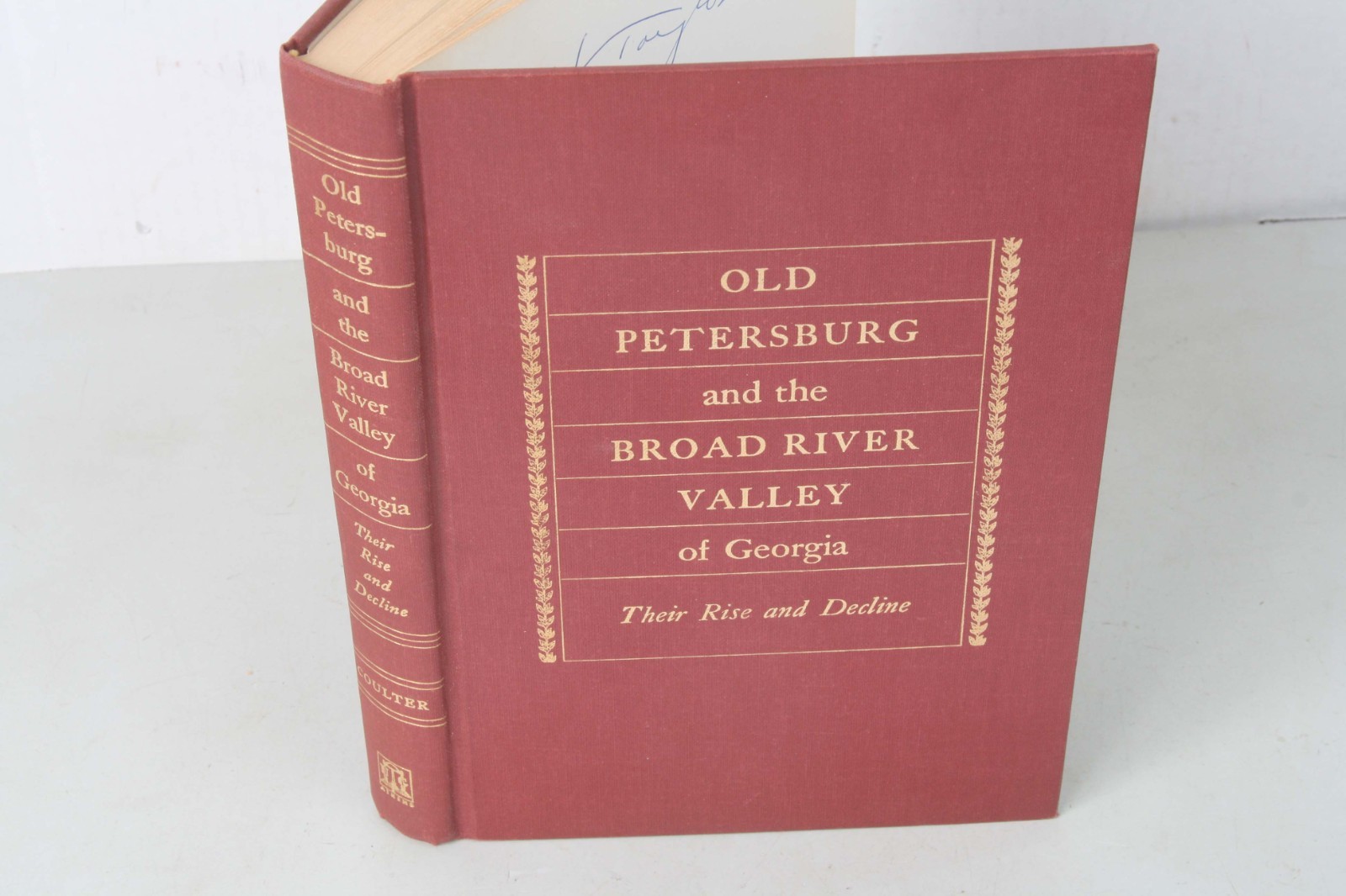 1965 OLD PETERSBURG and the BROAD RIVER VALLEY of GEORGIA Rise & Decline, book