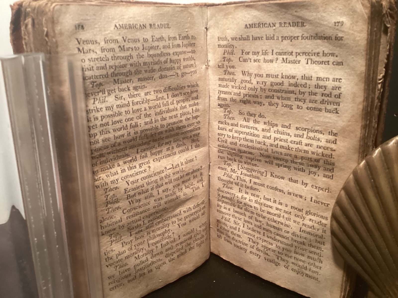 1811 The American Reader – Asa Lyman – Early Portland Maine Imprint