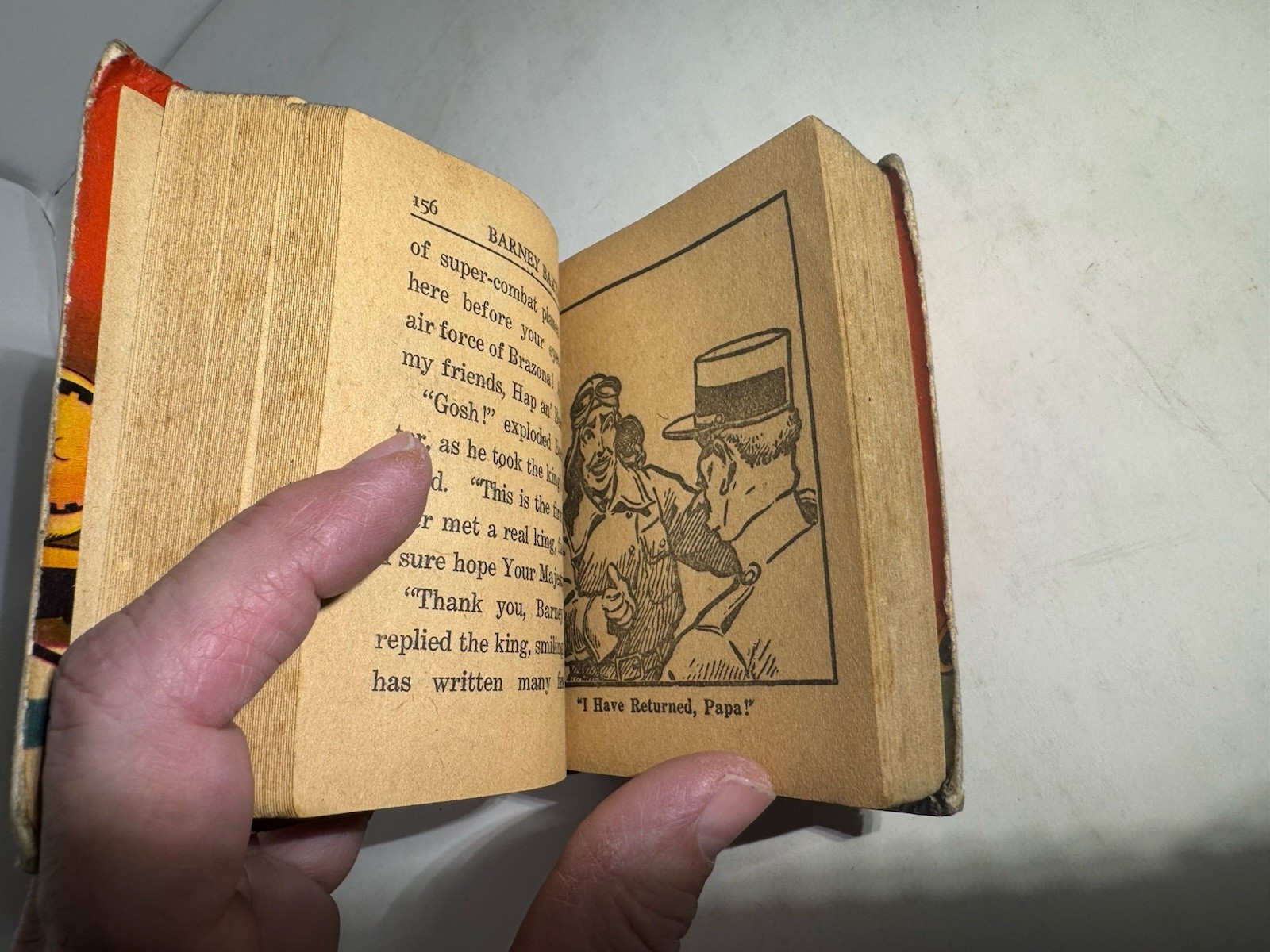 Barney Baxter Eagle Squadron 1938 Big Little Book Whitman Aviation Comic Vintage