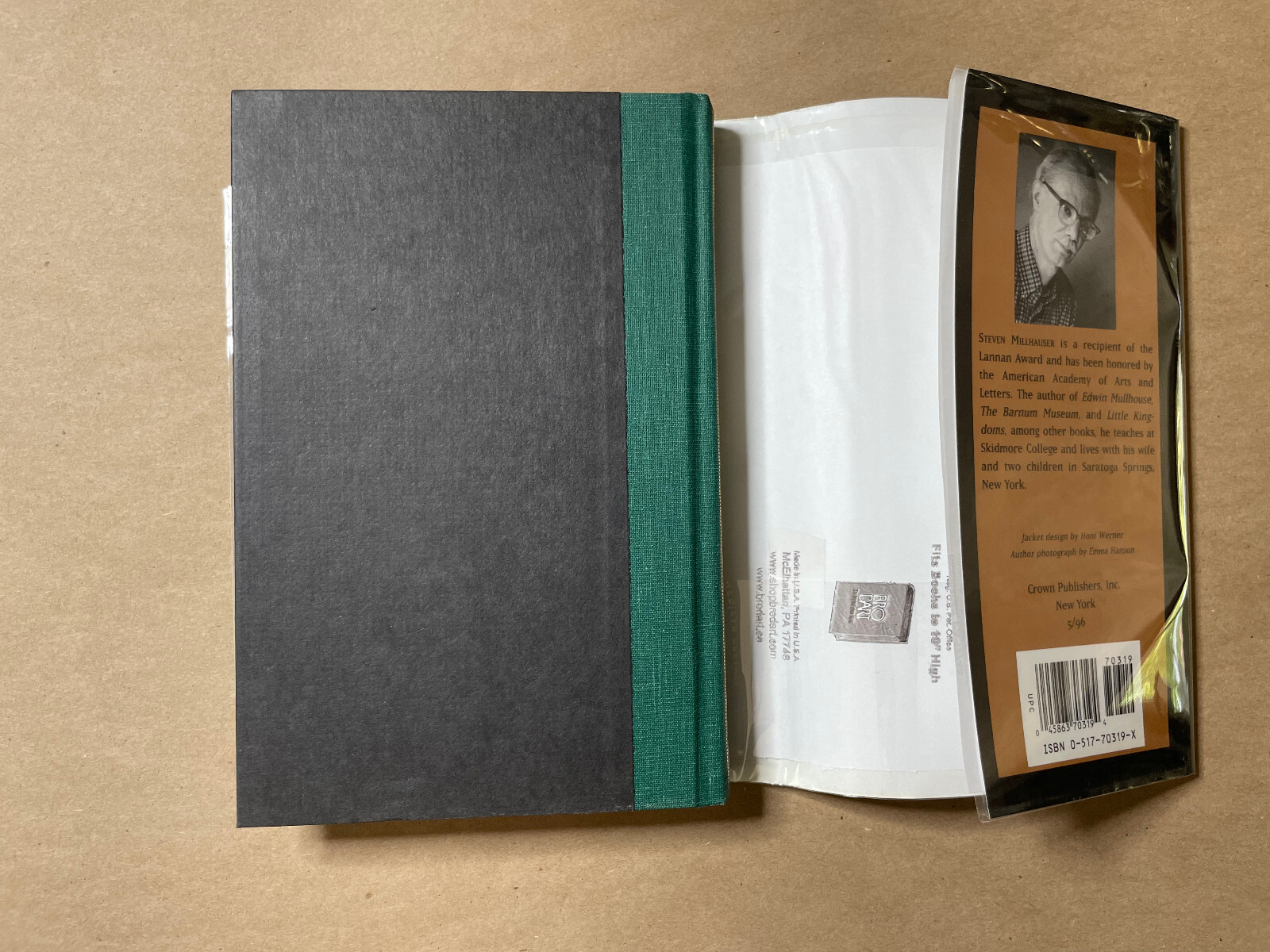 Signed Steven Millhauser: Dressler: Tale of An American Dreamer, (sig laid in)