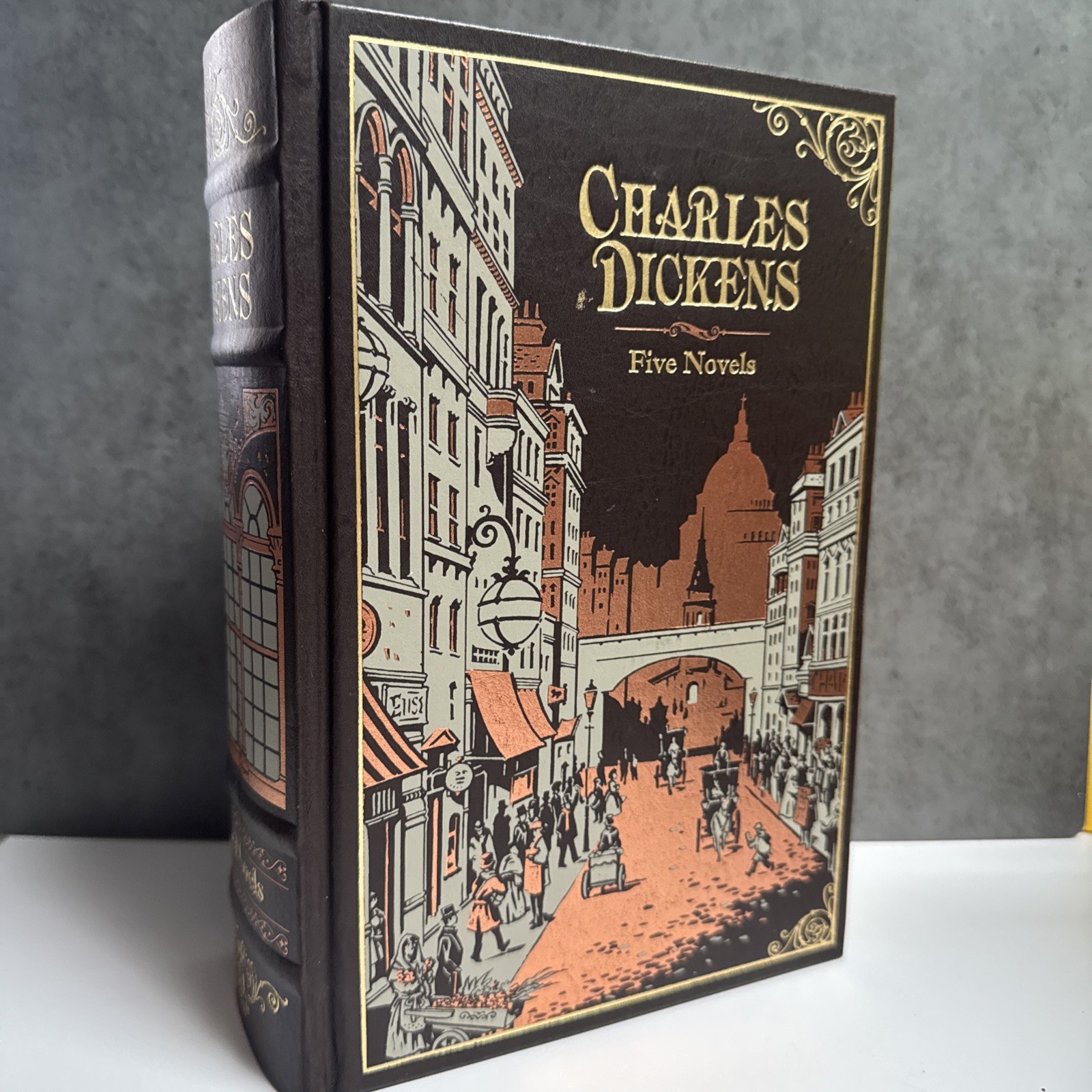 Charles Dickens Five Novels Barnes & Noble Special Edition Leather Hard Cover