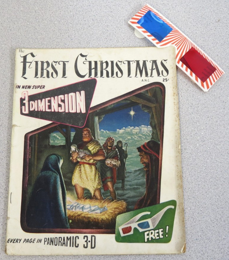 First Christmas in new super 3 Dimension – ever page panoramic 3-D 1953