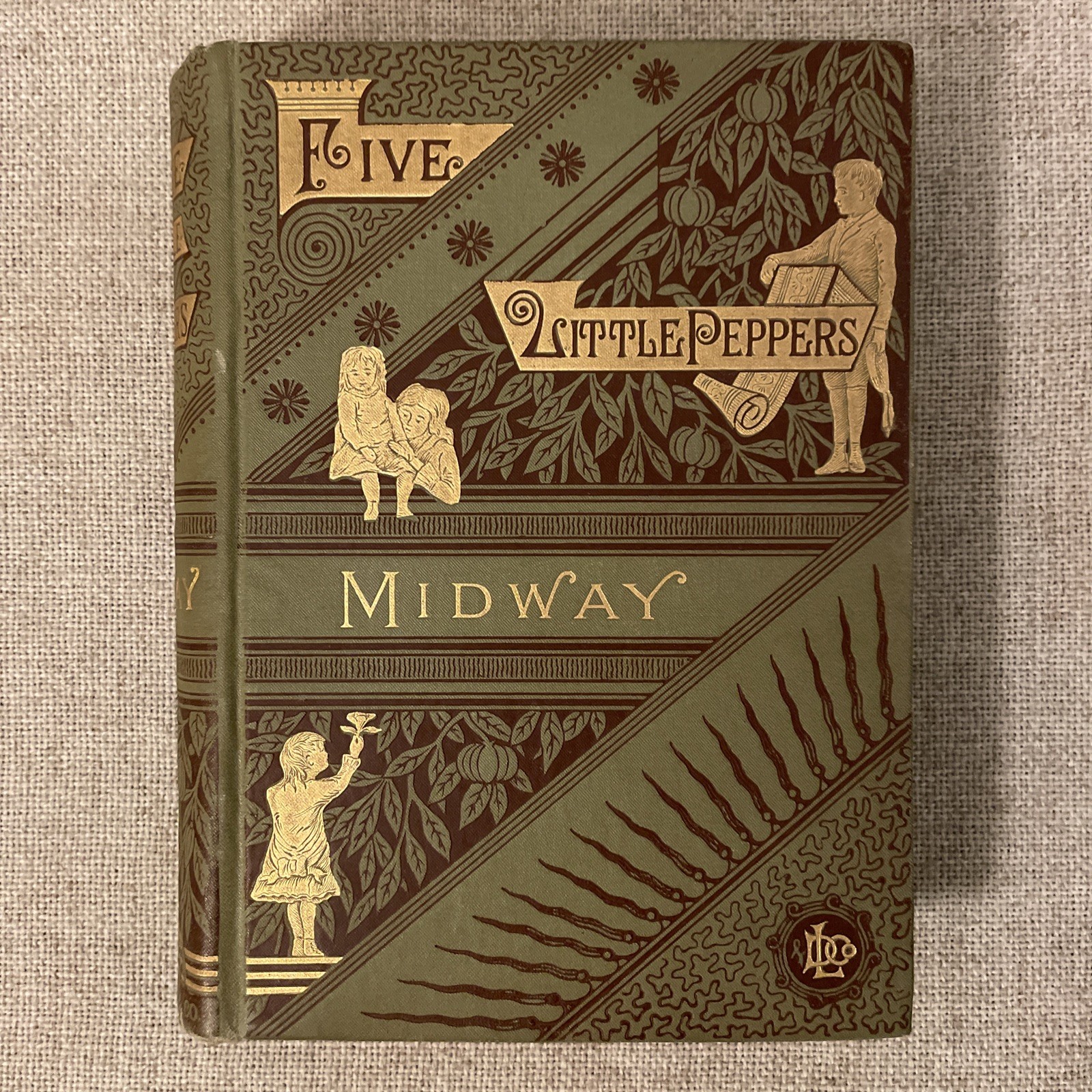 Five Little Peppers Midway By Margaret Sydney 1890 Illustrated D. Lothrop & Co.