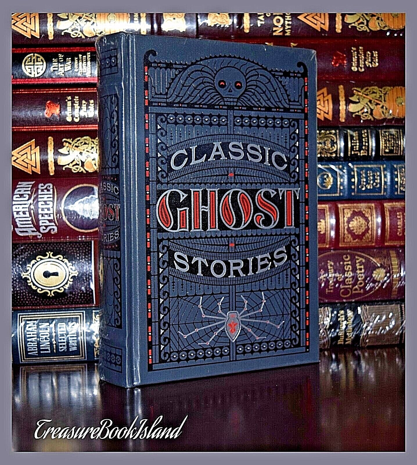 Ghost Stories by Poe Wells Doyle Kipling New Sealed Leather Bound Collectible