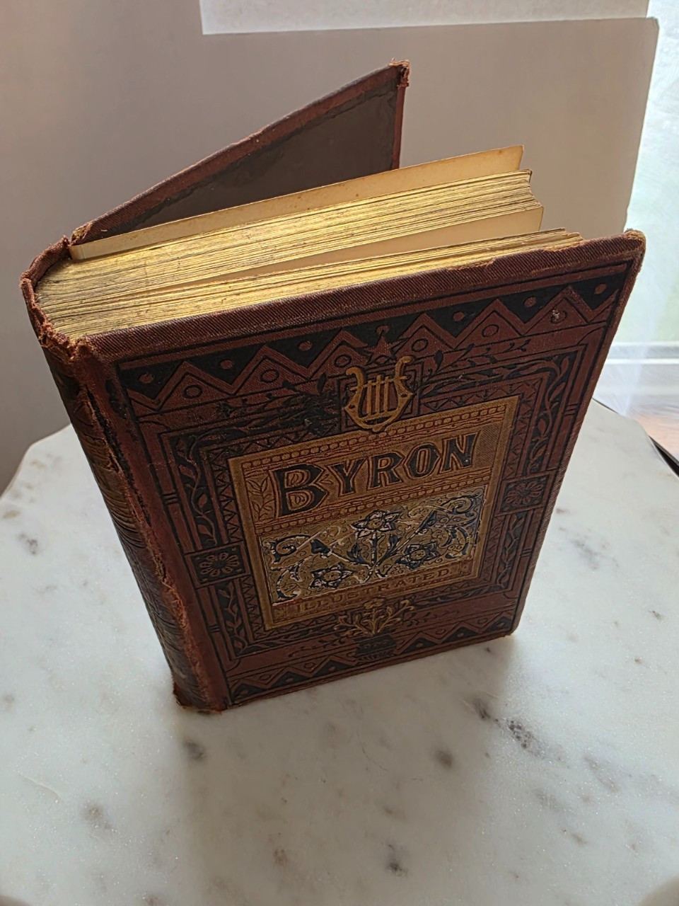 Lord Byron Poems Illustrated Routledge Hardcover c.1880s