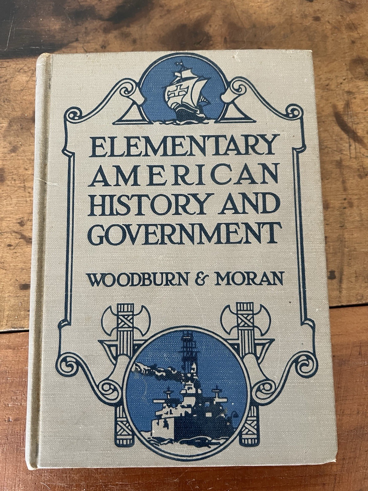 Elementary American History And Government By J.A. Woodburn And T.F. Moran 1926
