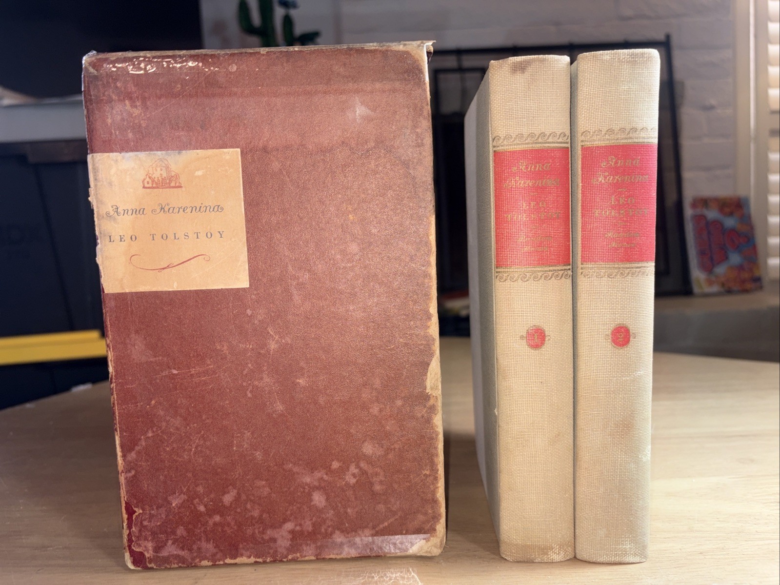 Anna Karenina Leo Tolstoy 1939 Random House 2 Vol Slipcase Illustrated