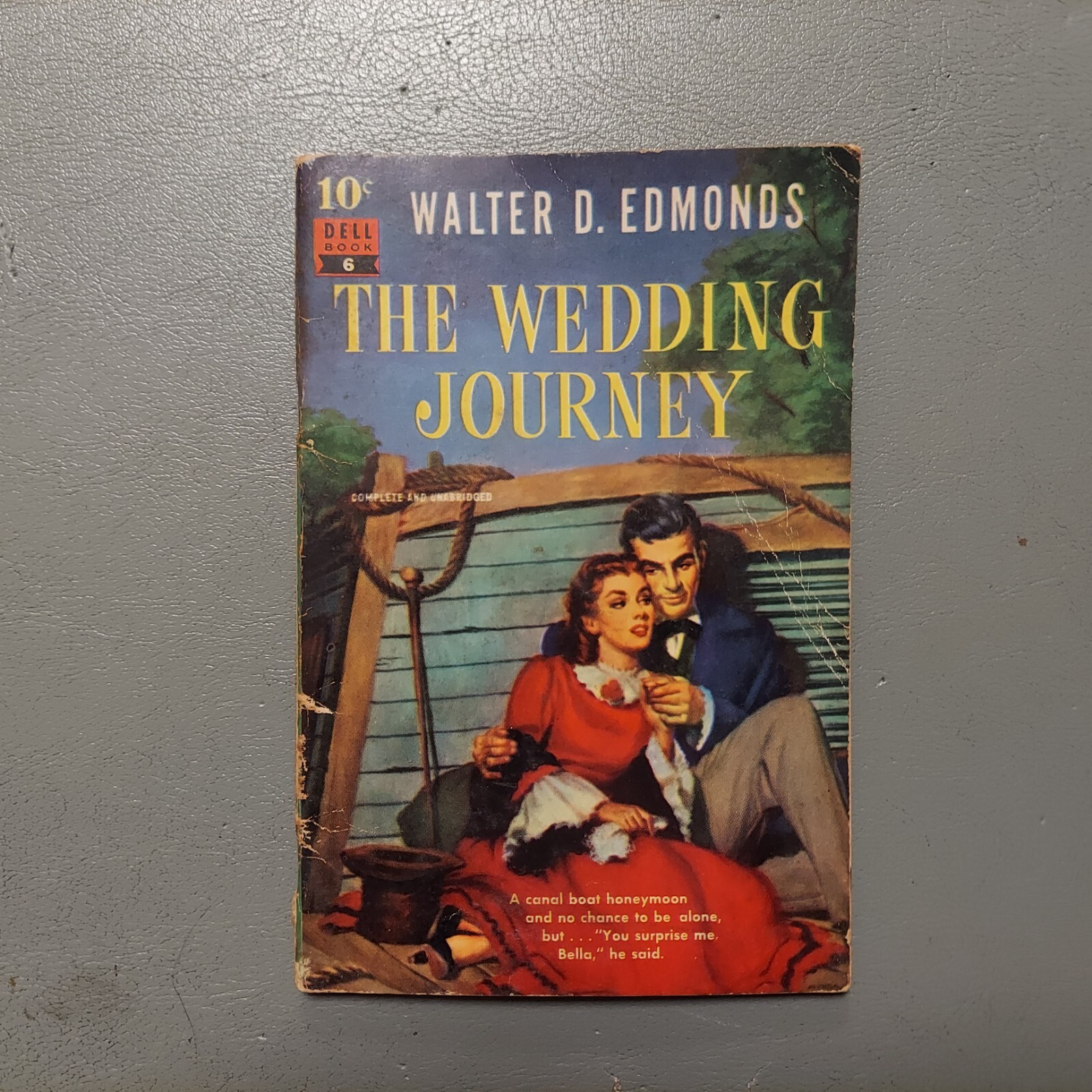 Walter D. Edmonds The Wedding Journey Dell Ten Cent 1947 19th Century New York