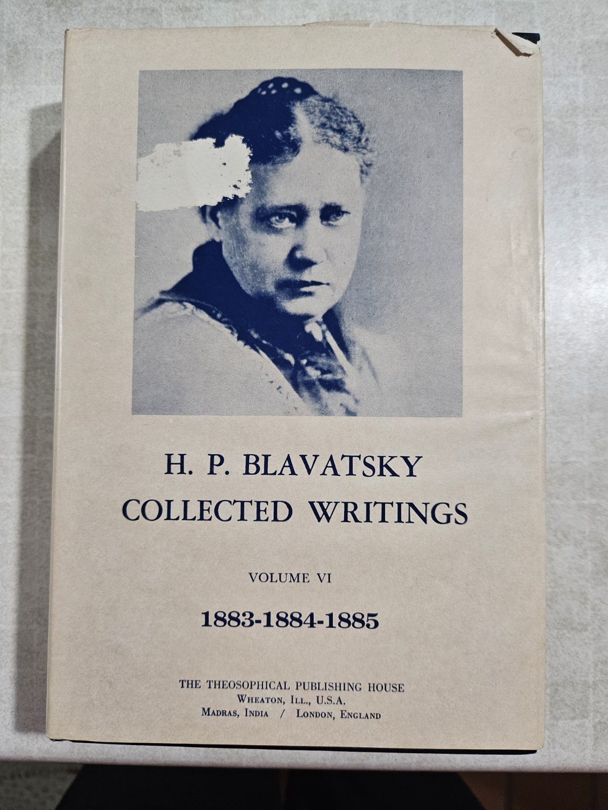 H. P. BLAVATSKY COLLECTED WRITINGS Volume VI 1883-1884-1885