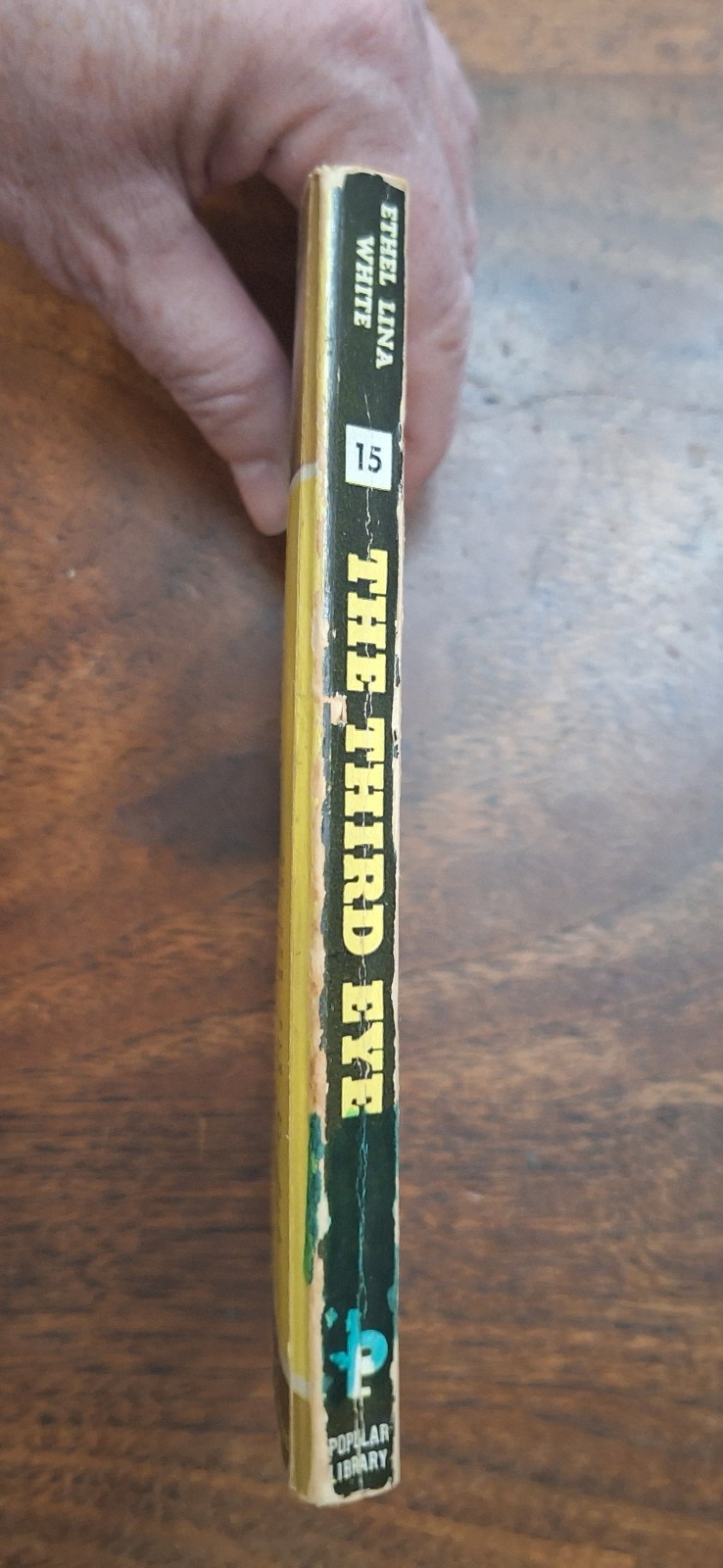 The Third Eye by Ethel Lina White, Popular Library, wartime edition paperback