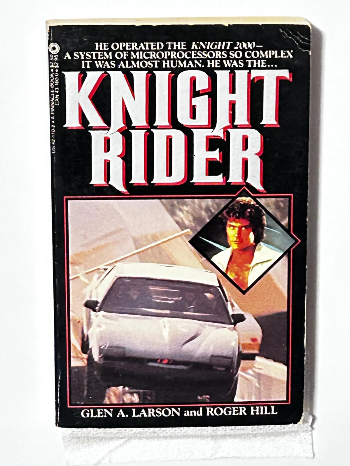 1983 Knight Rider #1 David Hasselhoff Glen A. Larson TV tie-in pb book