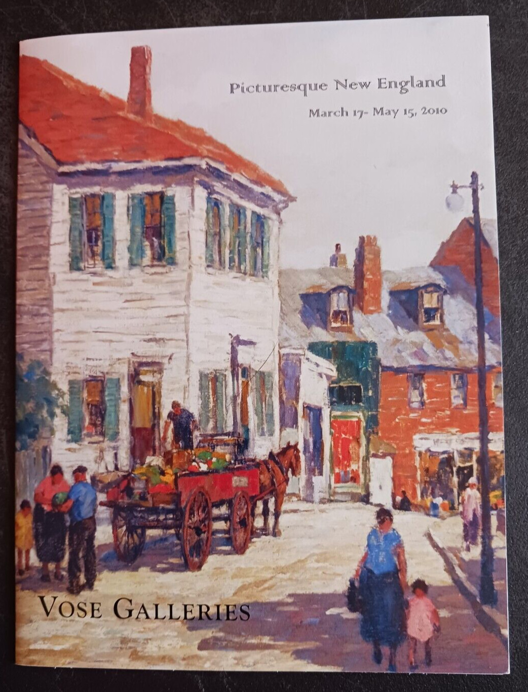 Picturesque New England Vose 2010 art exhibition catalog brochure