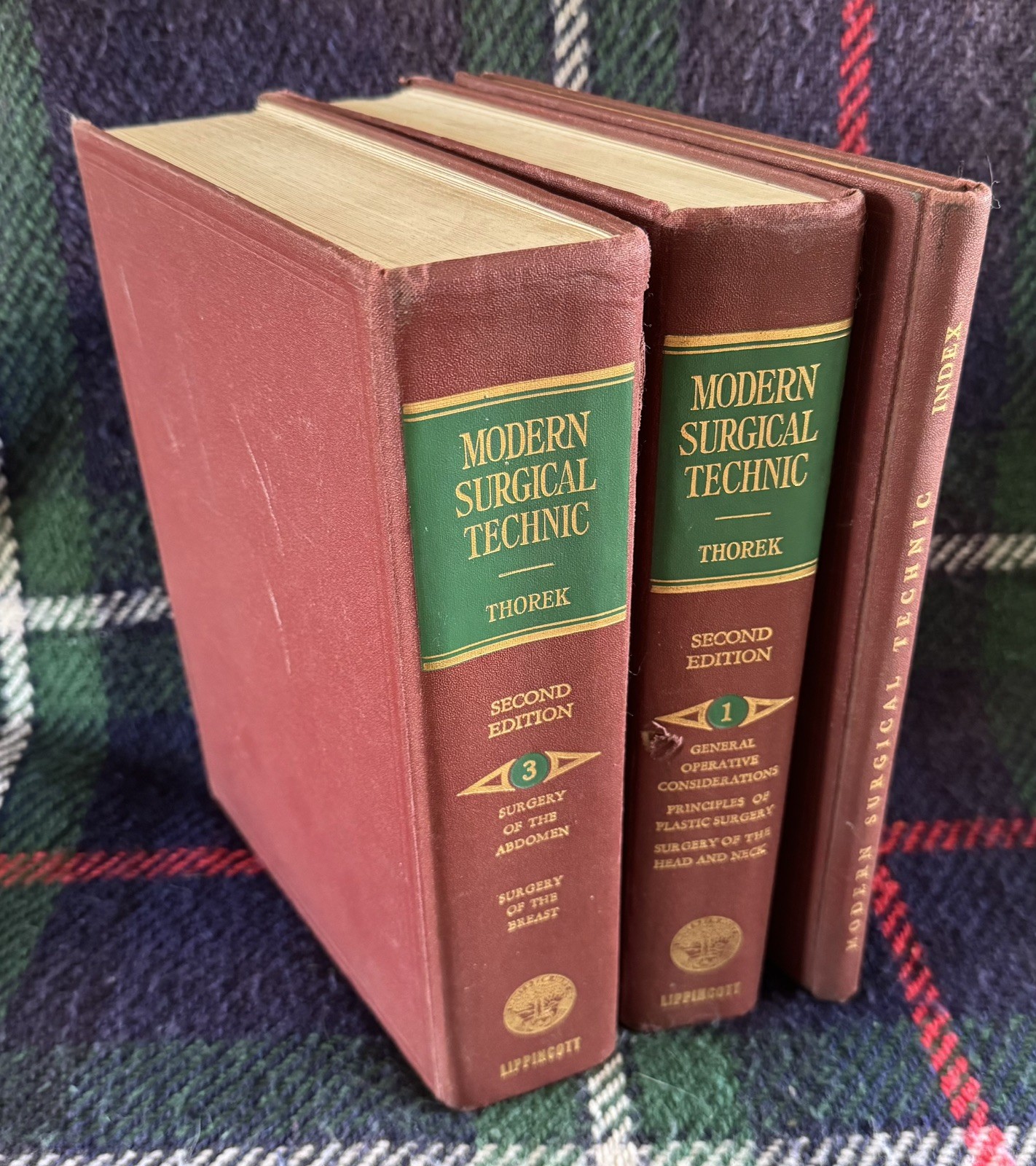 Modern Surgical Technic 2nd Ed. 2 Vol & Index 1959 Thorek Vintage Medical Books