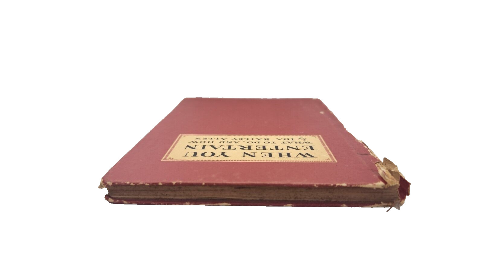 Vtg 1932 When You Entertain Ida Bailey Allen Coca-Cola HC Book Rare Advertise