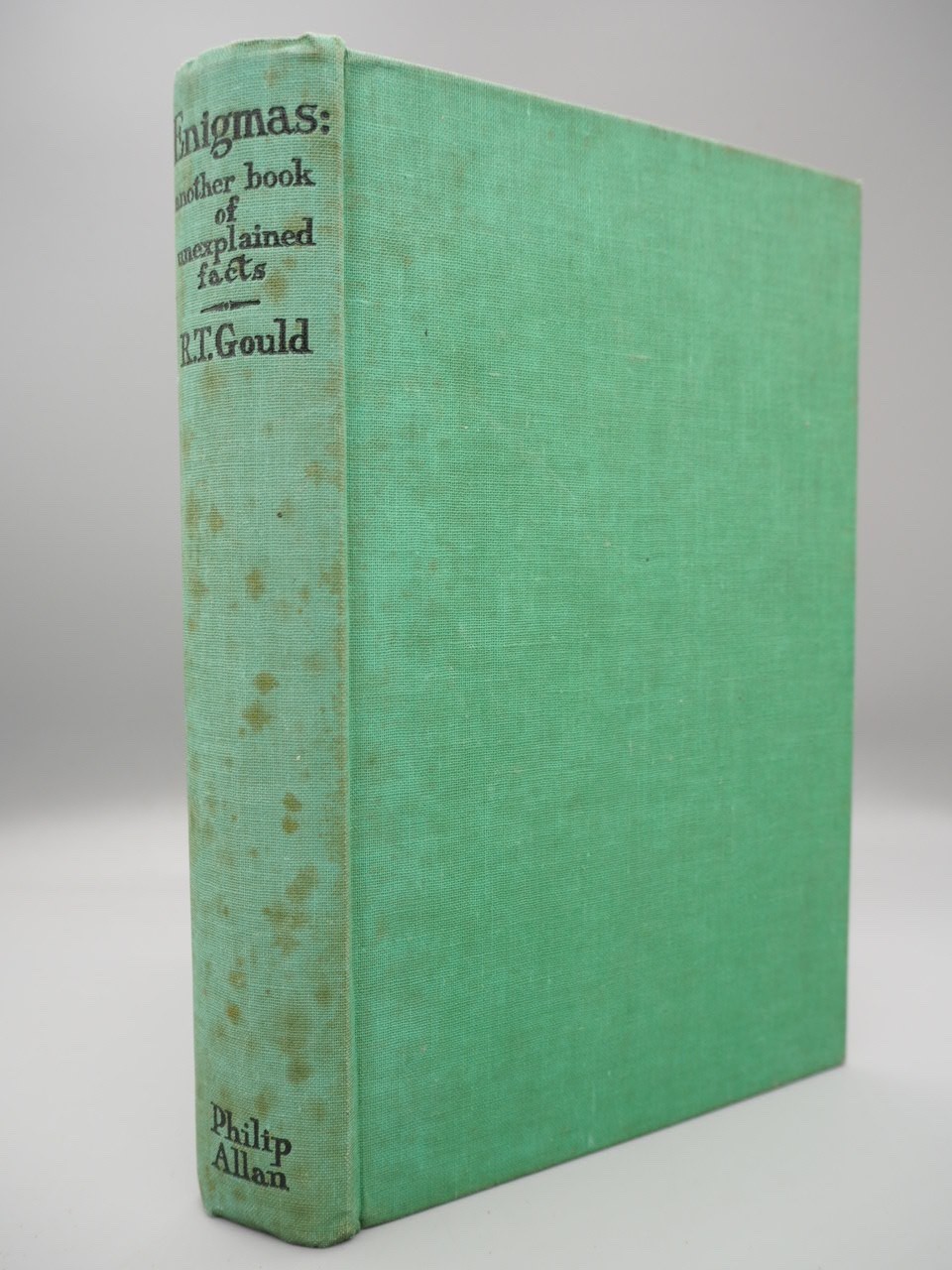 Enigmas: Another Book of Unexplained Facts by Rupert T. Gould, 1929 1st Ed. HB