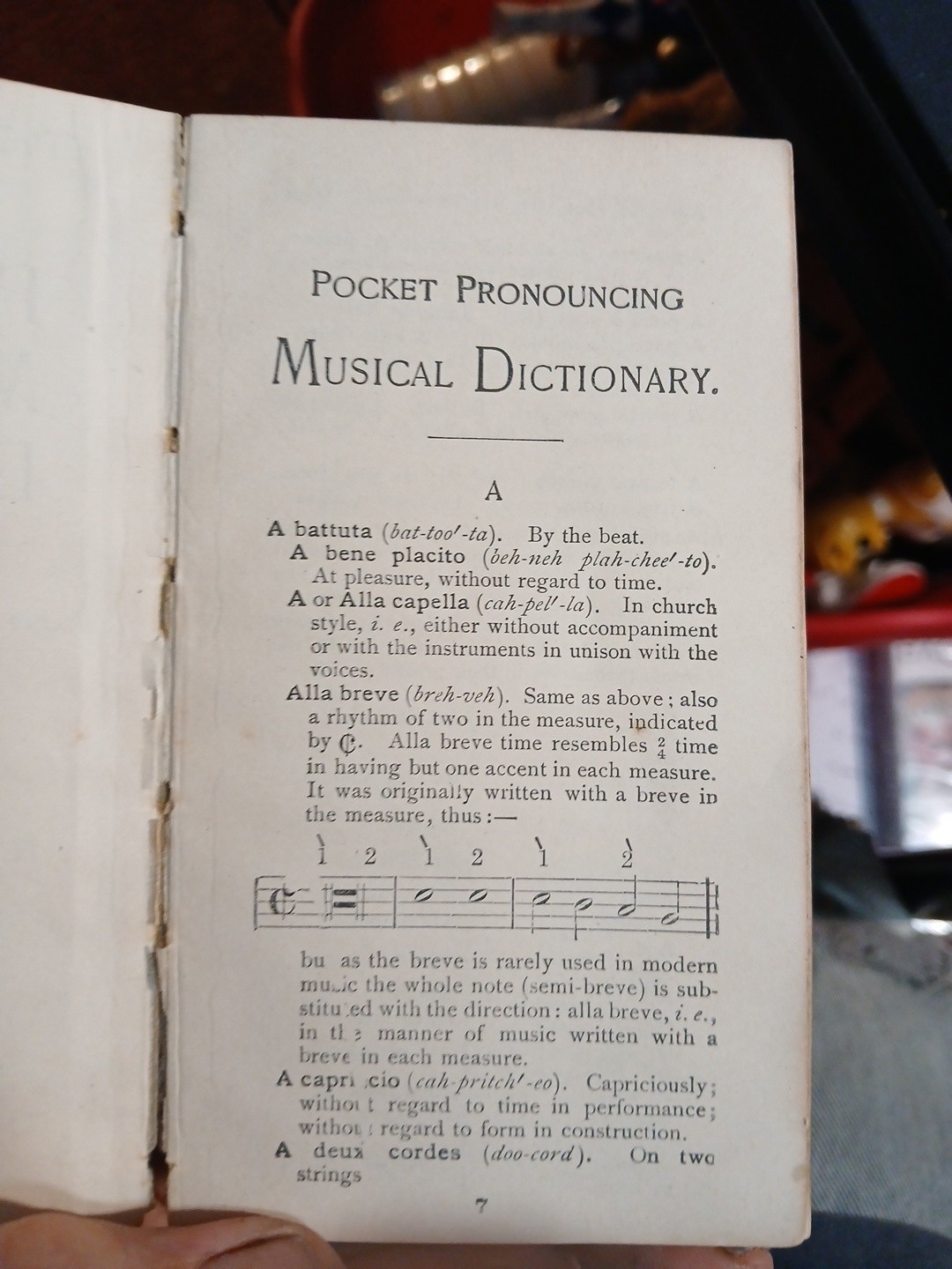 Pronouncing Musical Dictionary H.A. Clarke SC 132 PGS
