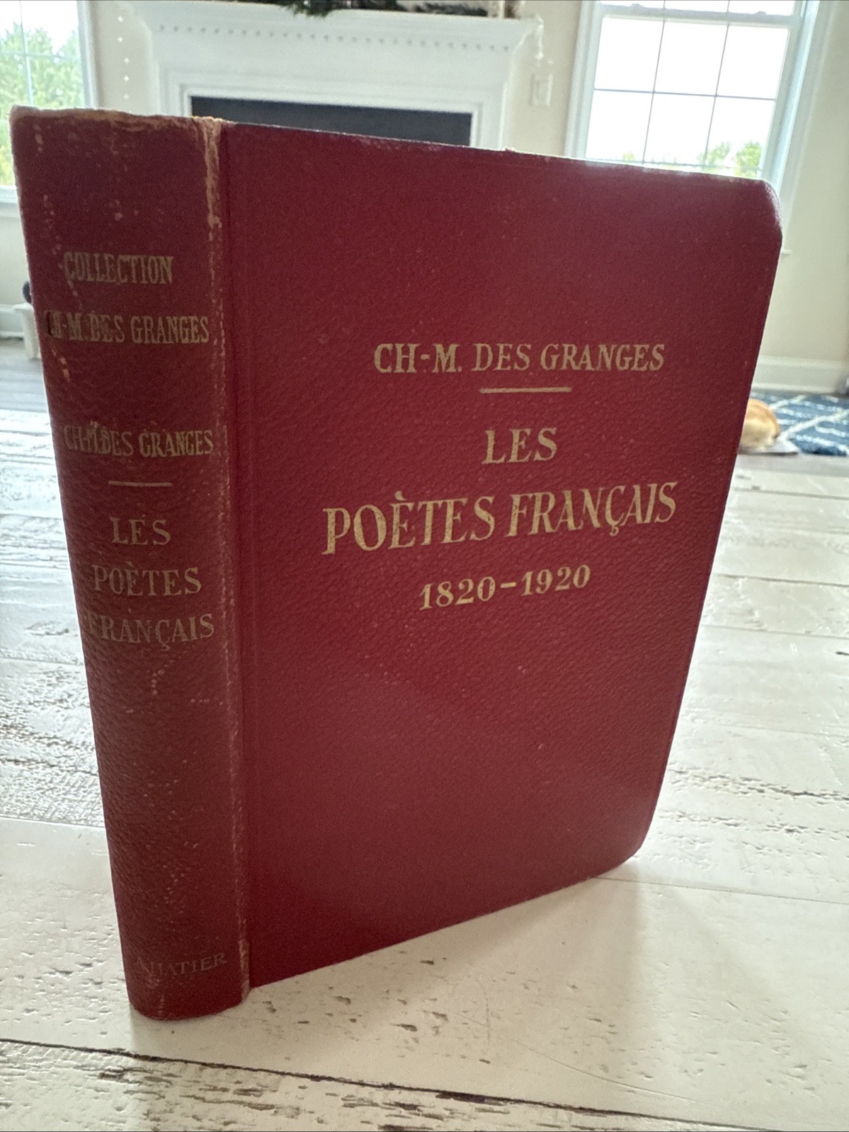 Les Poètes Français 1820-1920 CH-M Des Granges Paris Hatier 1948 Poetry Book