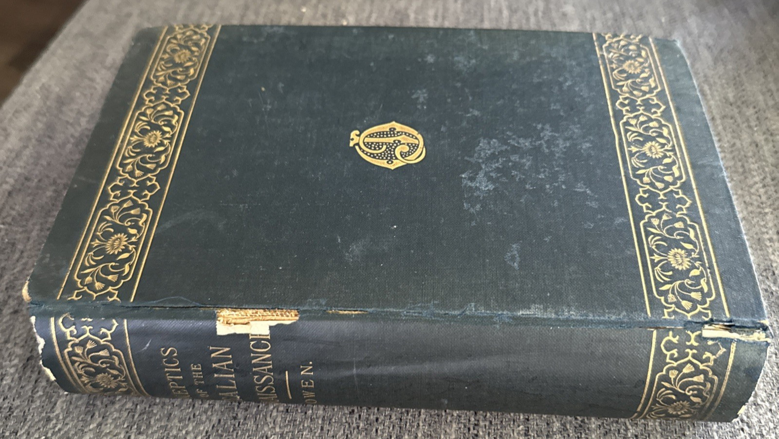 The Skeptics of the Italian Renaissance John Owen – 1893 HC Acceptable