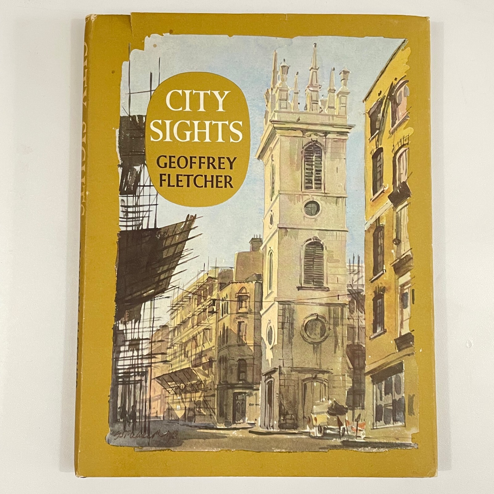 City Sights: A City of London Portfolio by Geoffrey Fletcher SIGNED 1963 UK