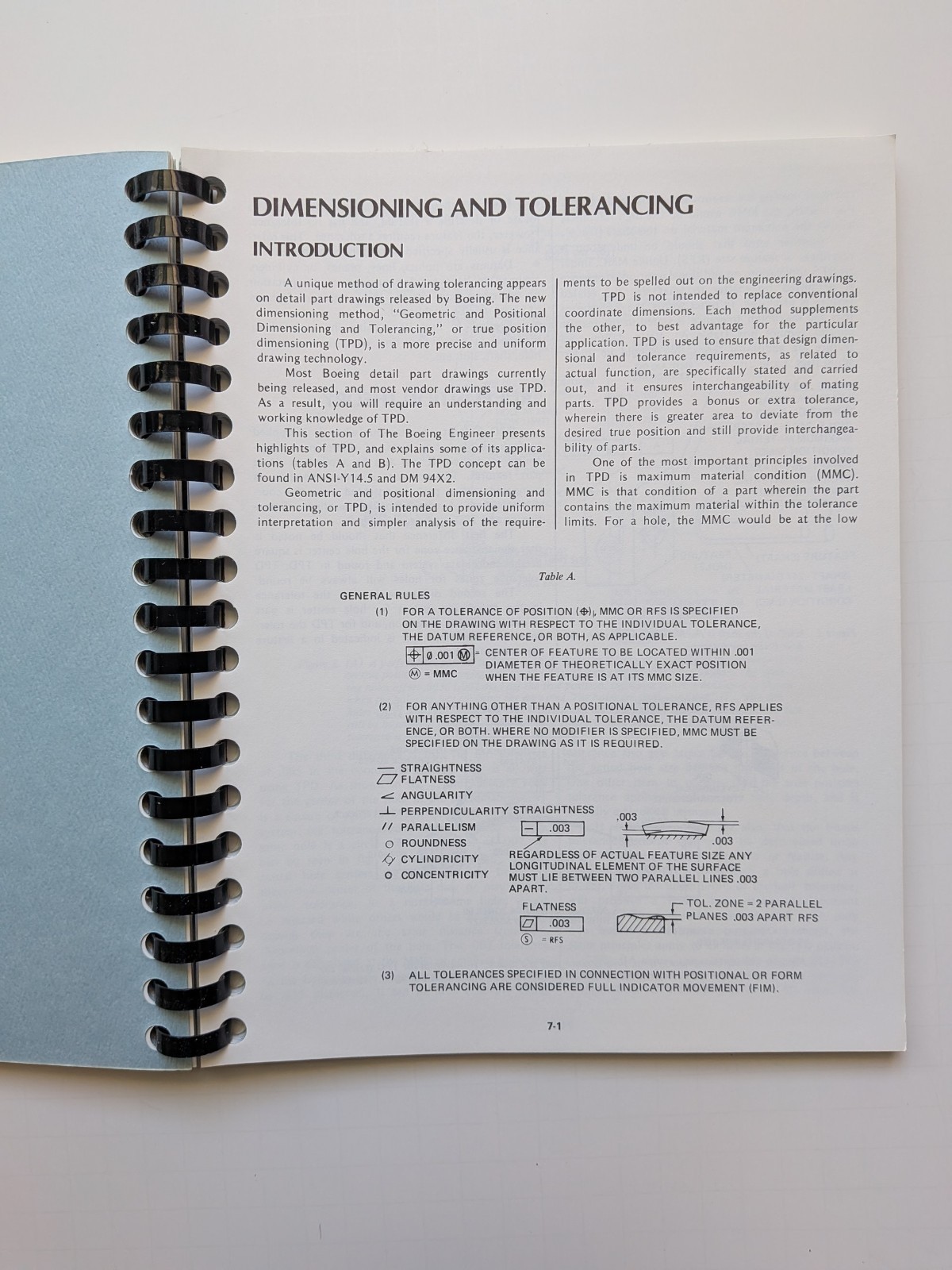 Vintage handbook BOEING ENGINEER: INDUSTRIAL RELATIONS & PROFESSIONAL TRAINING