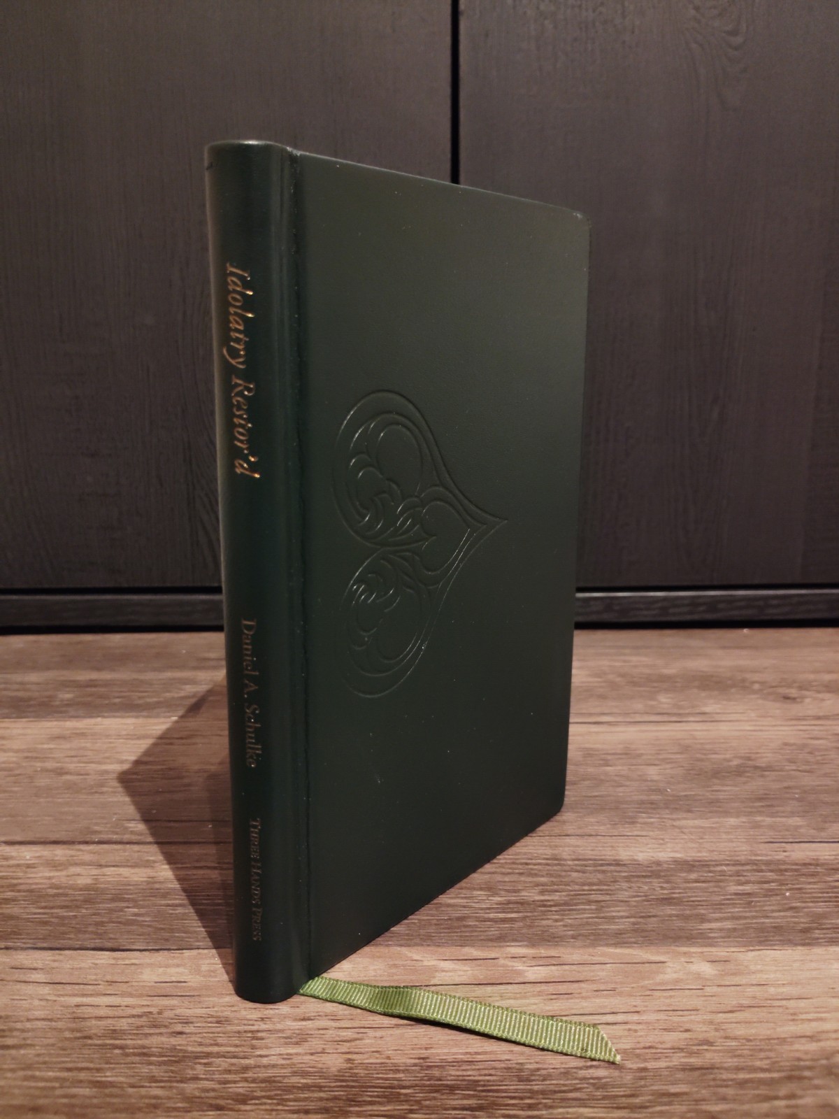 Idolatry Restor’d 20/66 Spc Ed Goatskin Schulke Three Hands Press
