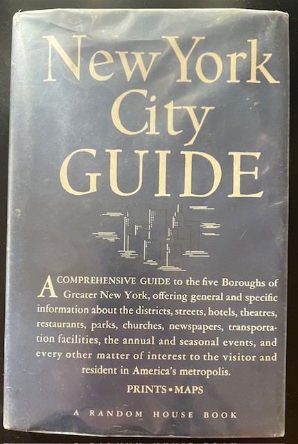 1939 New York City Guide American Guide Series 1939 w/Maps / WPA Edition
