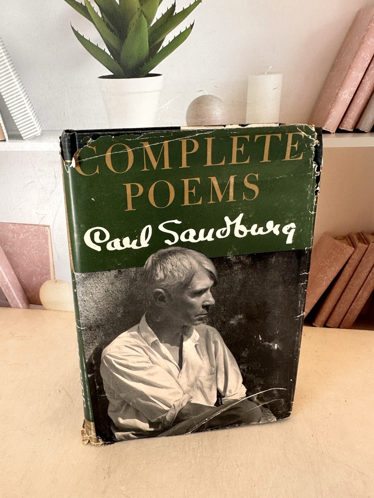Carl Sandburg COMPLETE POEMS 1950 Harcourt, Brace & Co., NY Later Printing HC/DJ