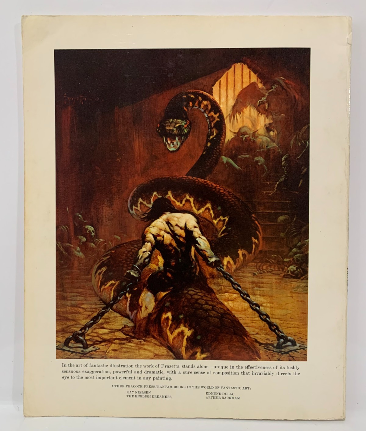 Vintage 1975 The Fantastic Art of Frank Frazetta Book One Graphic Arts Barbarian