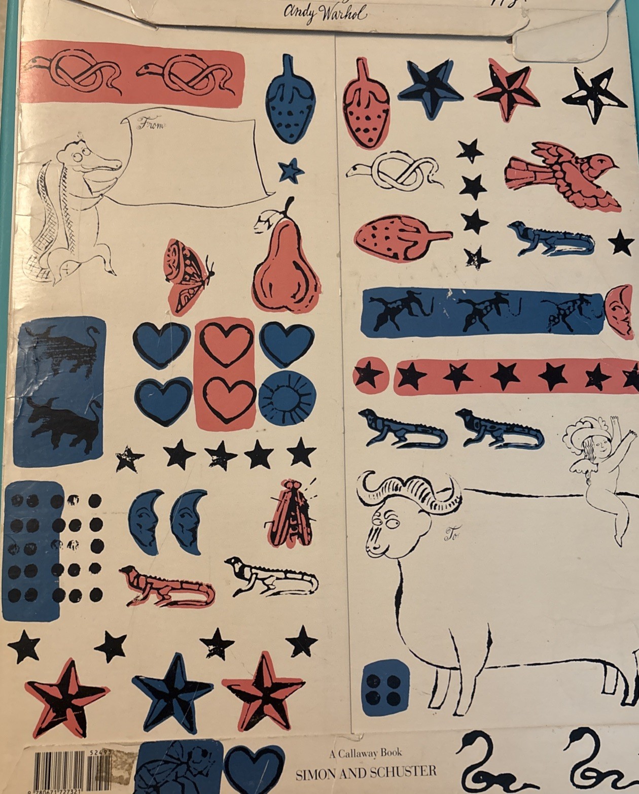Andy Warhol DrawingA Coloring Book: (1990) 1st Edition.