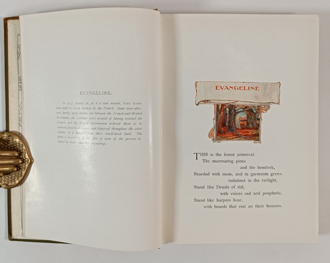 Evangeline by Longfellow. Illustrated by Arthur Dixon. Good Conduct Prize 1912