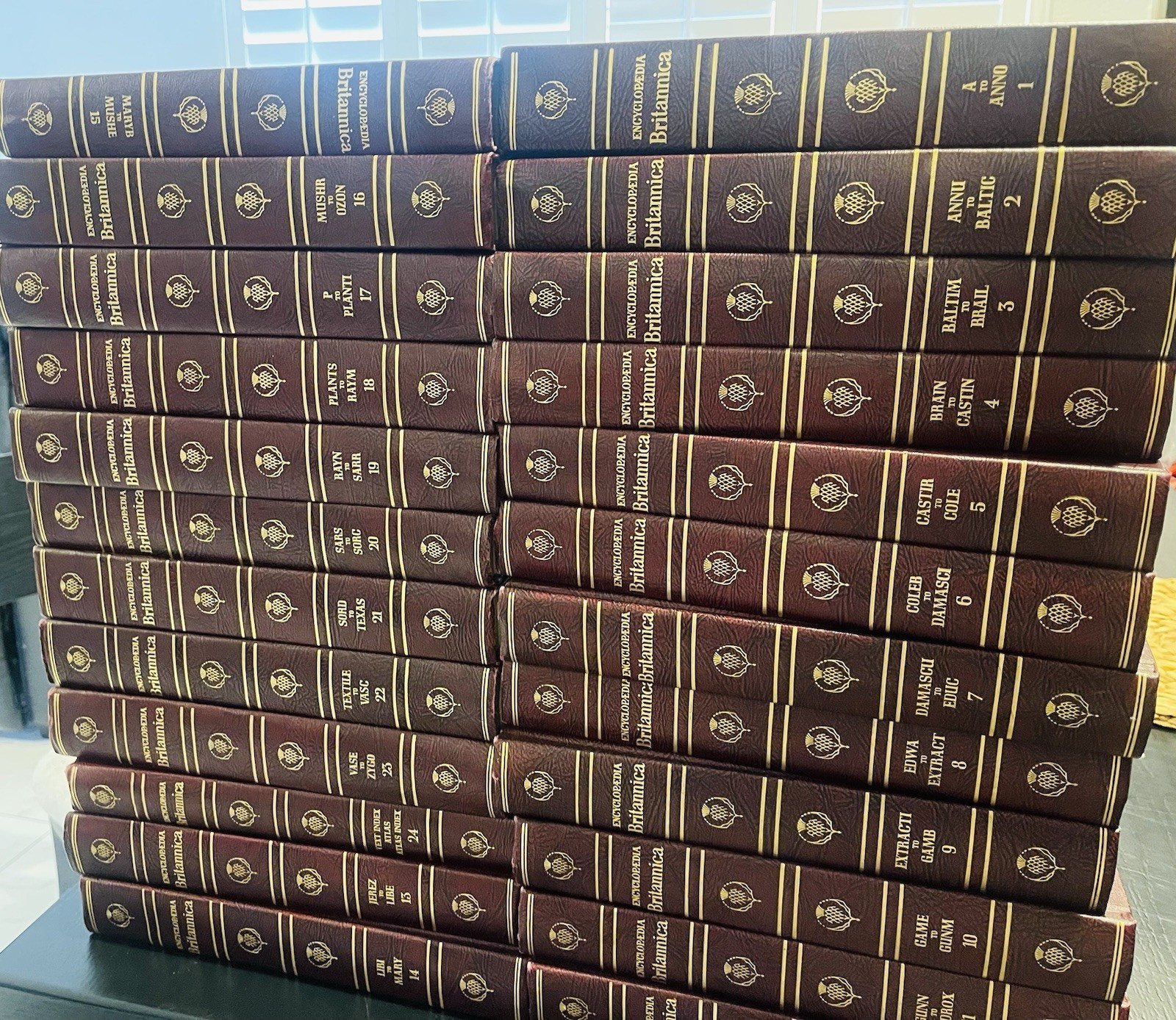 Vintage 1957 Encyclopedia Britannica Set Complete 24 Vol.