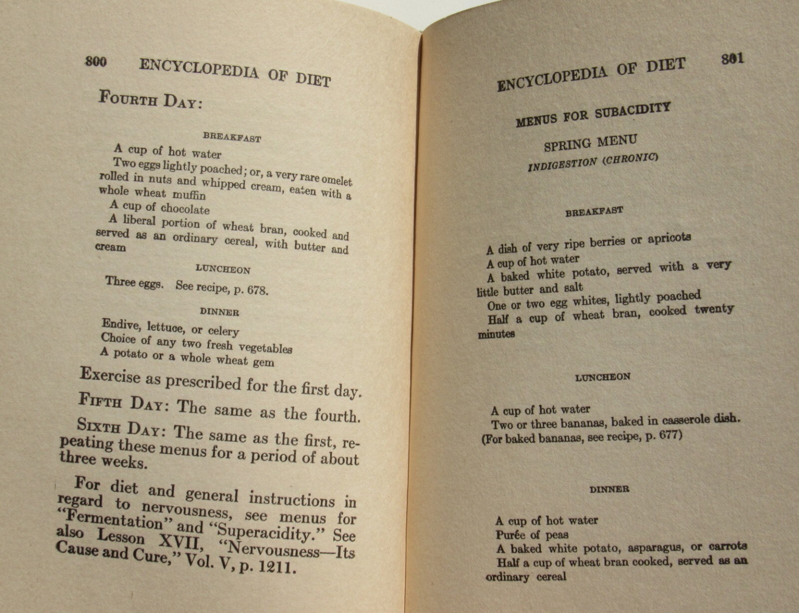 1917 Eugene Christian’s Encyclopedia of Diet Vol 3 Curative Menus for healing