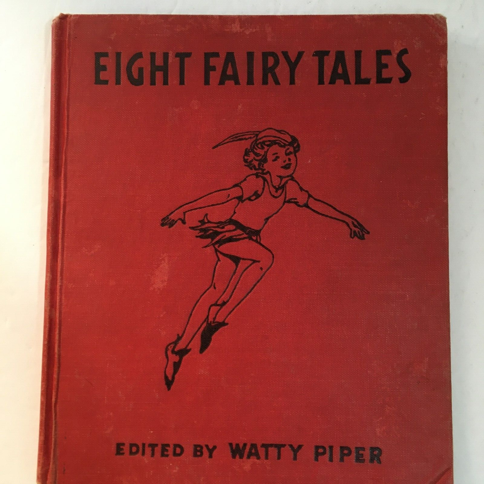 Fairy Tales: Peter Pan, Cinderella, 1938 Watty Piper Hardcover/Illus/Antique
