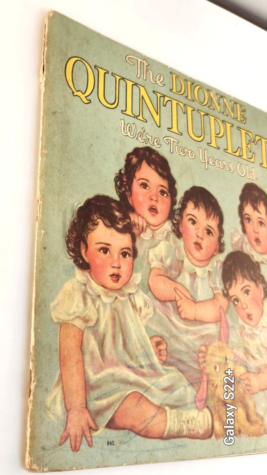 The Dionne Quintuplets Were Two Years Old By Willis Thornton Vintage Booklet
