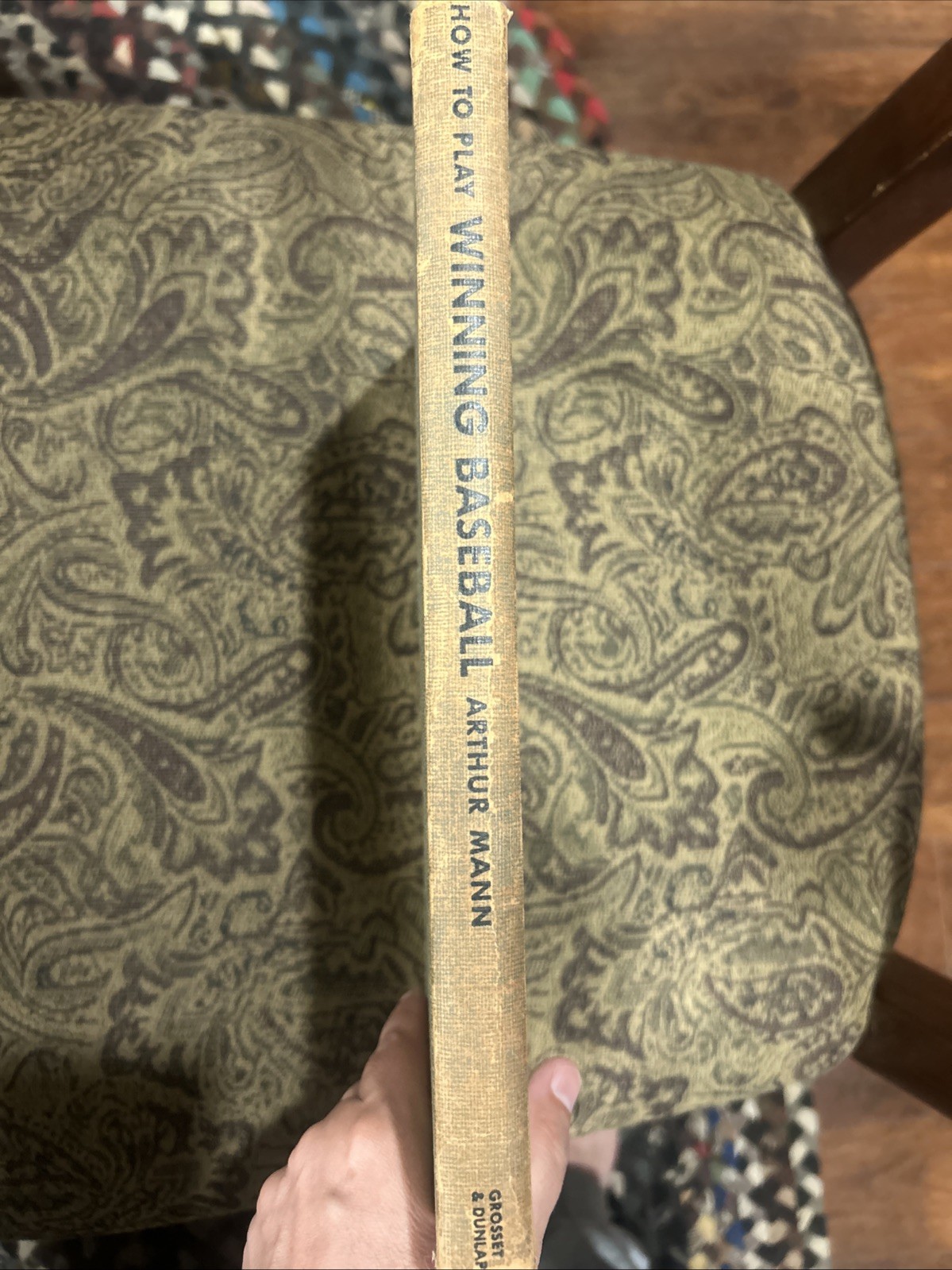1953 Edition Hardcover How to Play Winning Baseball by Arthur Mann Illustrated