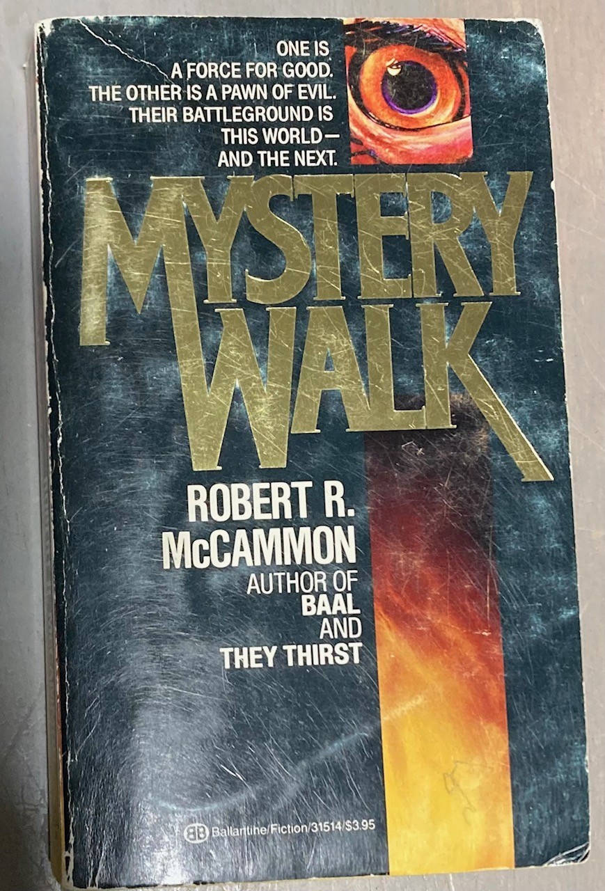 Mystery Walk Robert McCammon 1984 Ballantine 1st ed. Signed Horror Novel