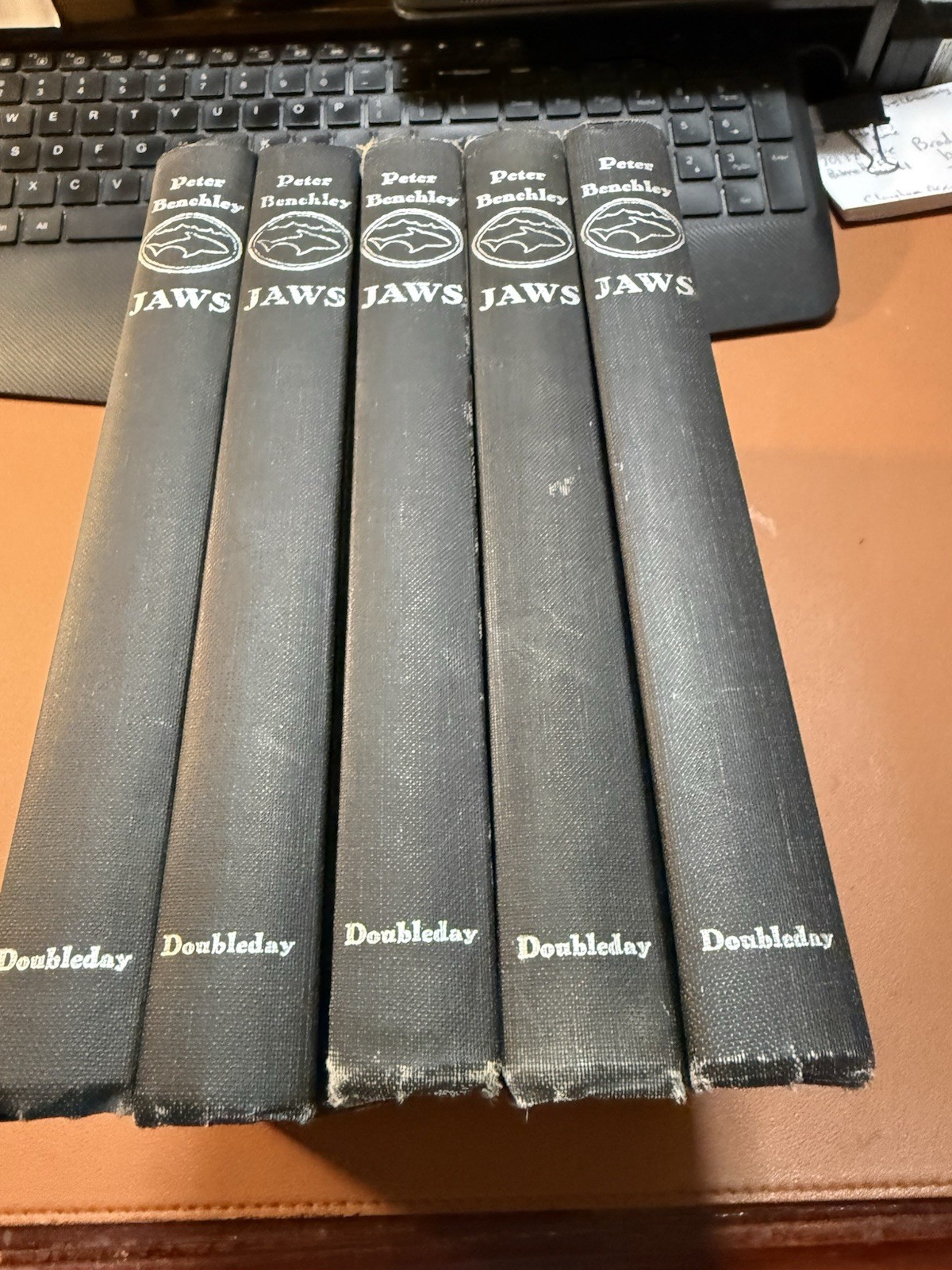 Jaws Peter Benchley early printings P39, P36,P31 and (2) P32,1974 first prints