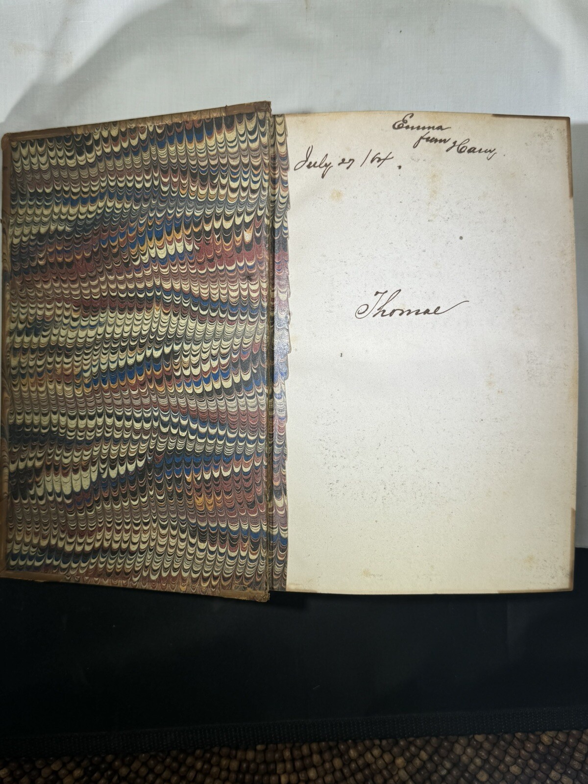 ANTIQUE 1851 HISTORY OF THE CONQUEST OF PERU by William H. Prescott Vol. I Gift