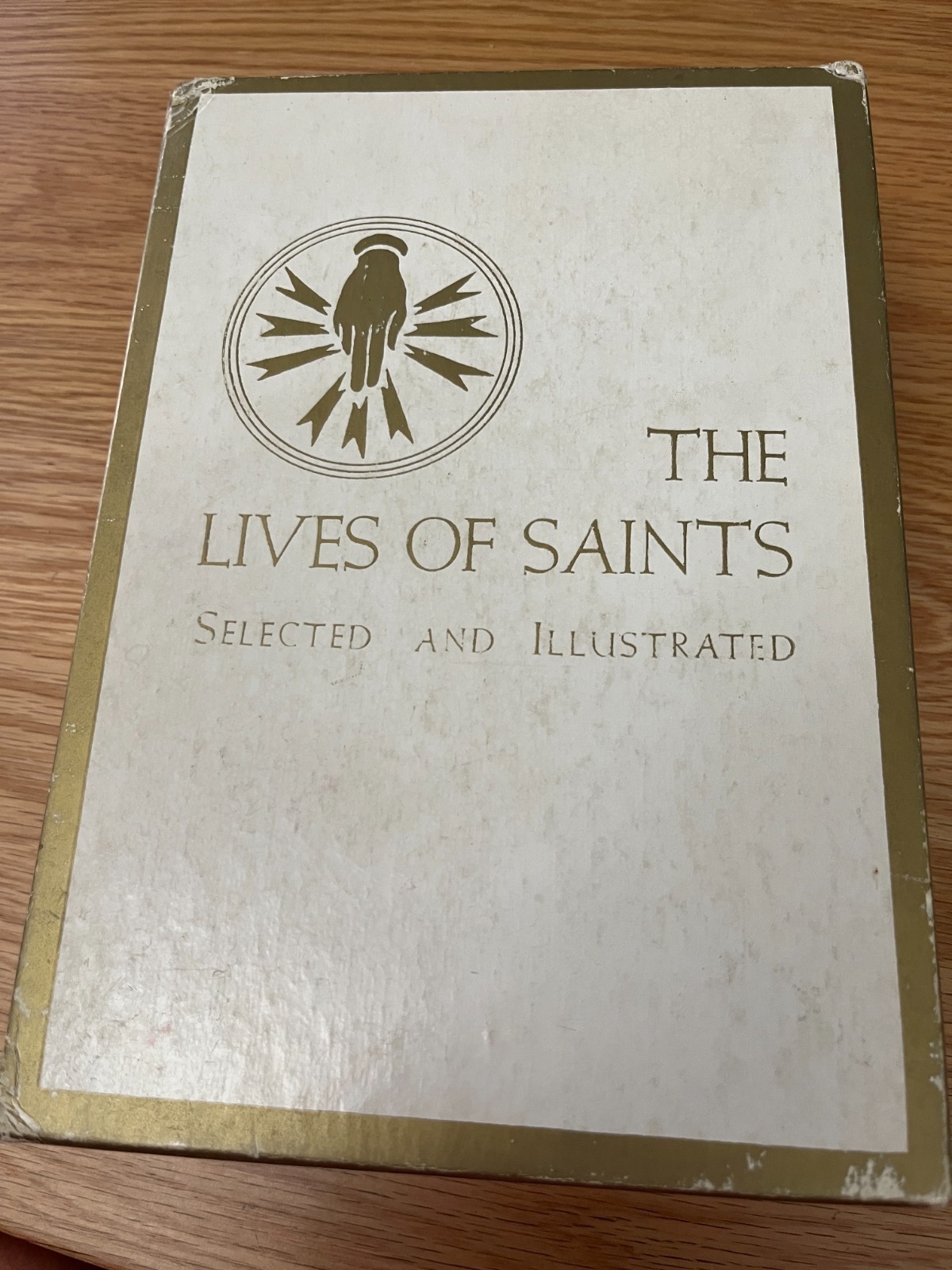 THE LIVES OF SAINTS Gutenberg Edition 1954 Selected Illustrated HC WITH BOX