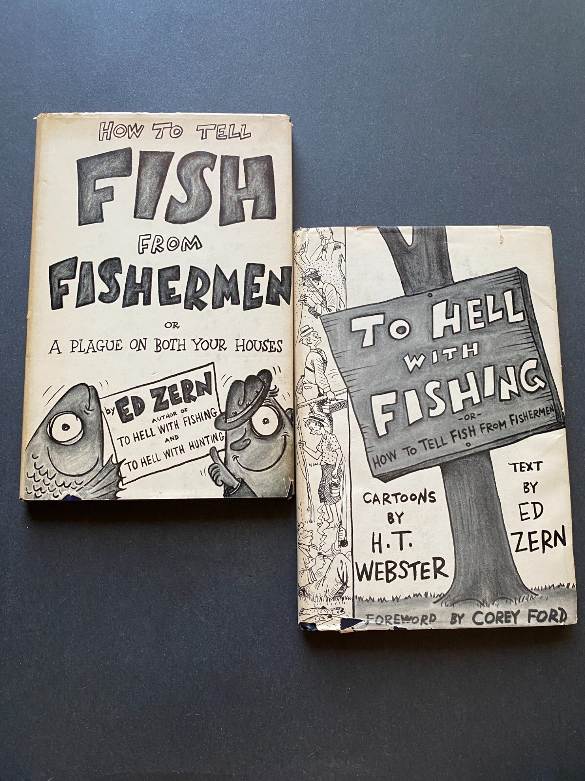 1945/1947 – How to Tell Fish from Fishermen – Zern – 1st Edition – 2 Volumes