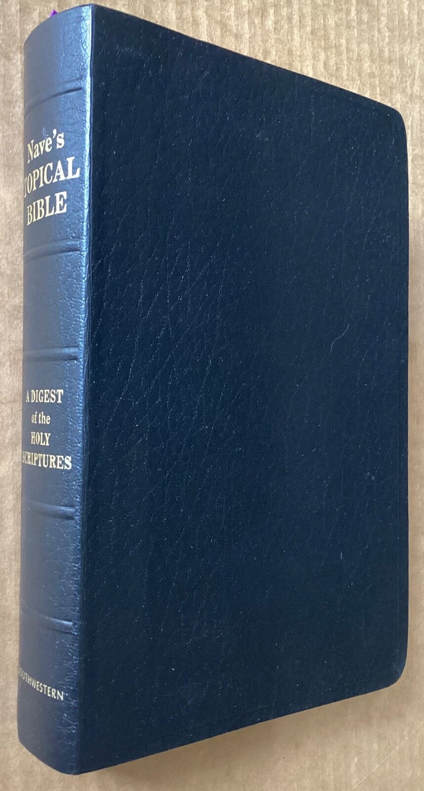 NAVES TOPICAL BIBLE / THUMB INDEX / DIGEST HOLY SCRIPTURES / 1962 SOUTHWESTERN