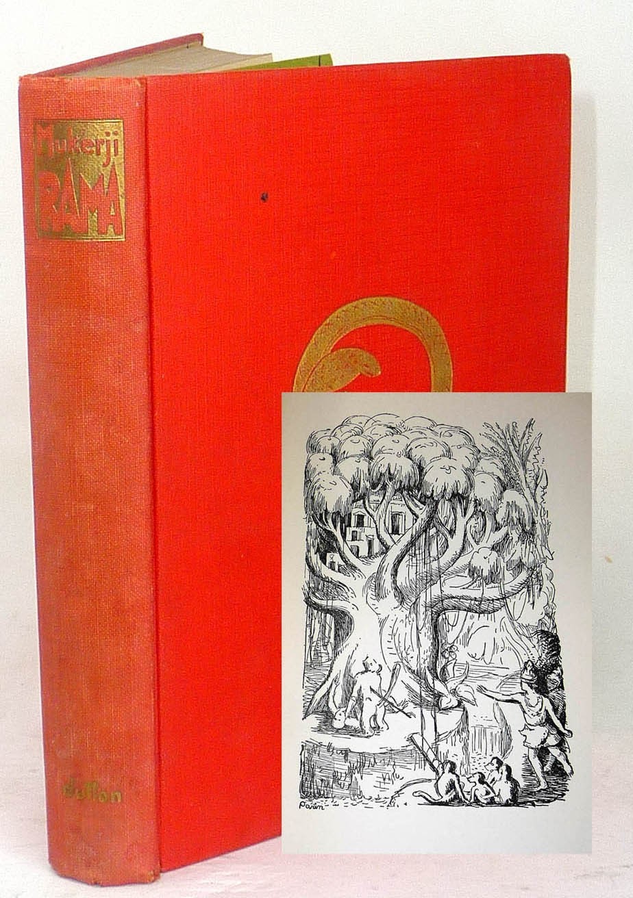 1930 India Life of Rama Ramayana Sanskrit Poem Vishnu Illustrated Hinduism