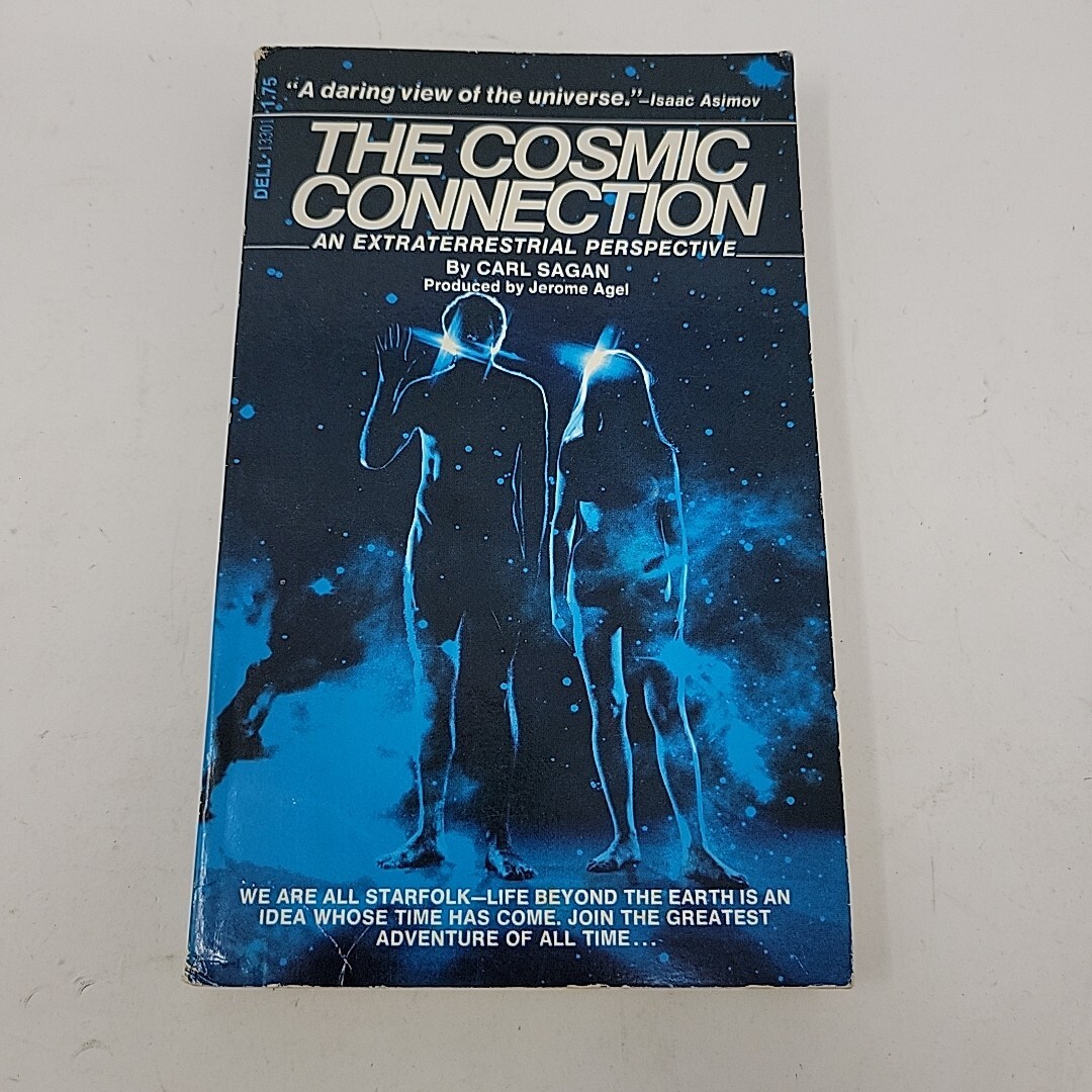 The Cosmic Connection by Carl Sagan 1973 / 1975 Dell 2nd Printing VTG Paperback
