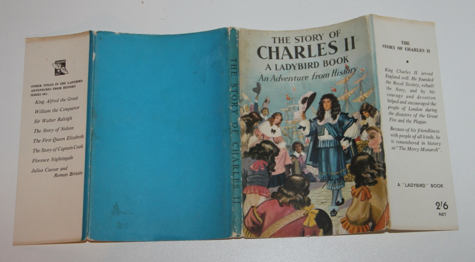 Ladybird Dust Jacket 2/6 Series 561 Charles 2nd