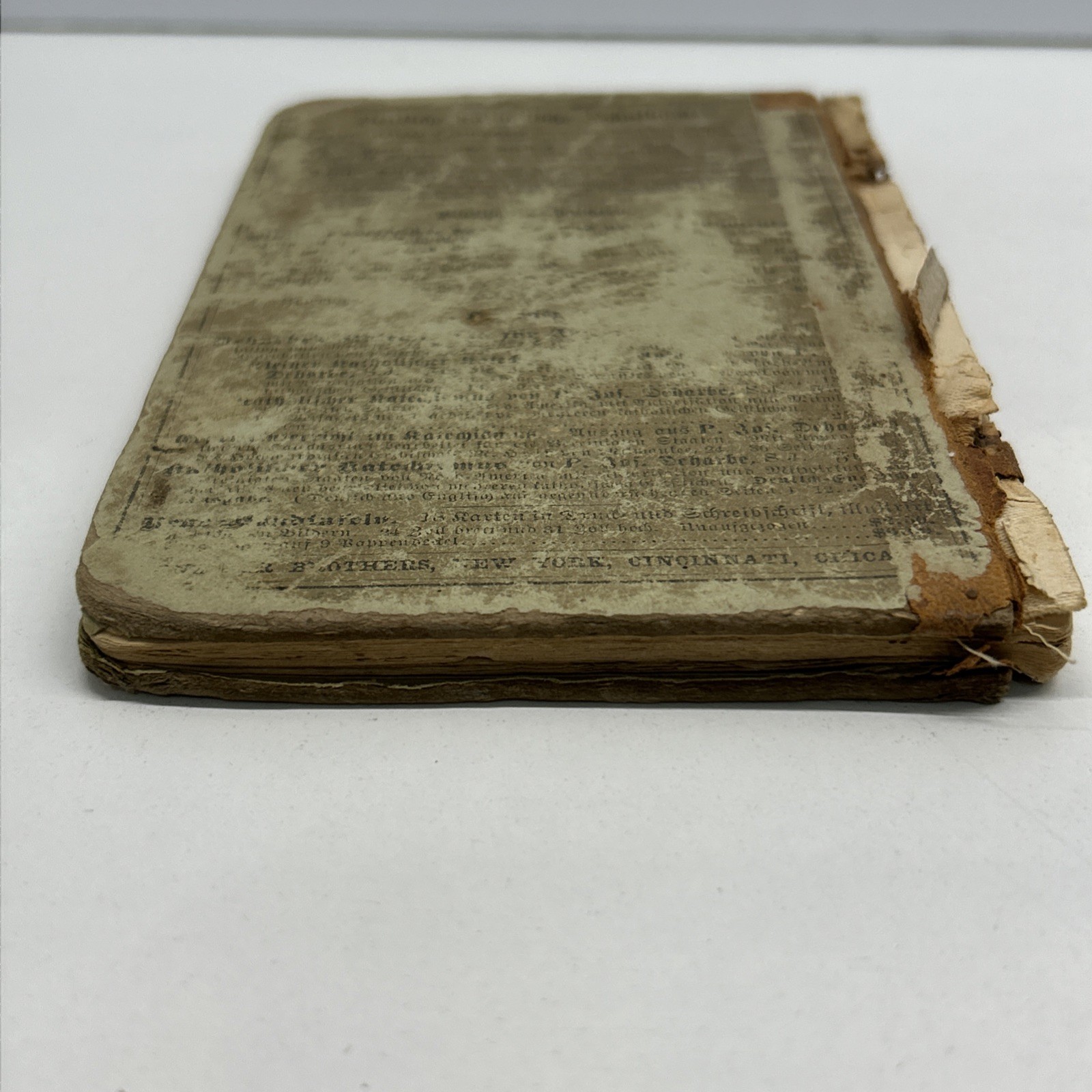 Antique 1883 Small Catholic Catechism For Beginners Book German Translation