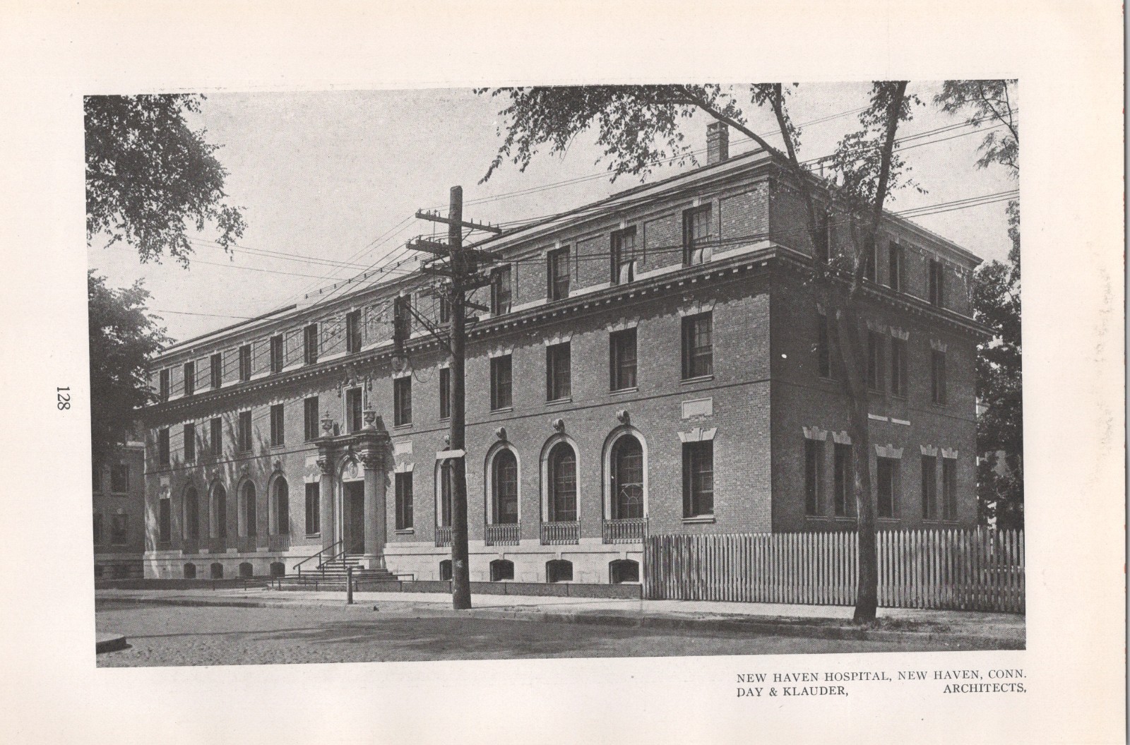 1922 * Old Yale New Haven Hospital New Haven CT * Day & Klauder Architects