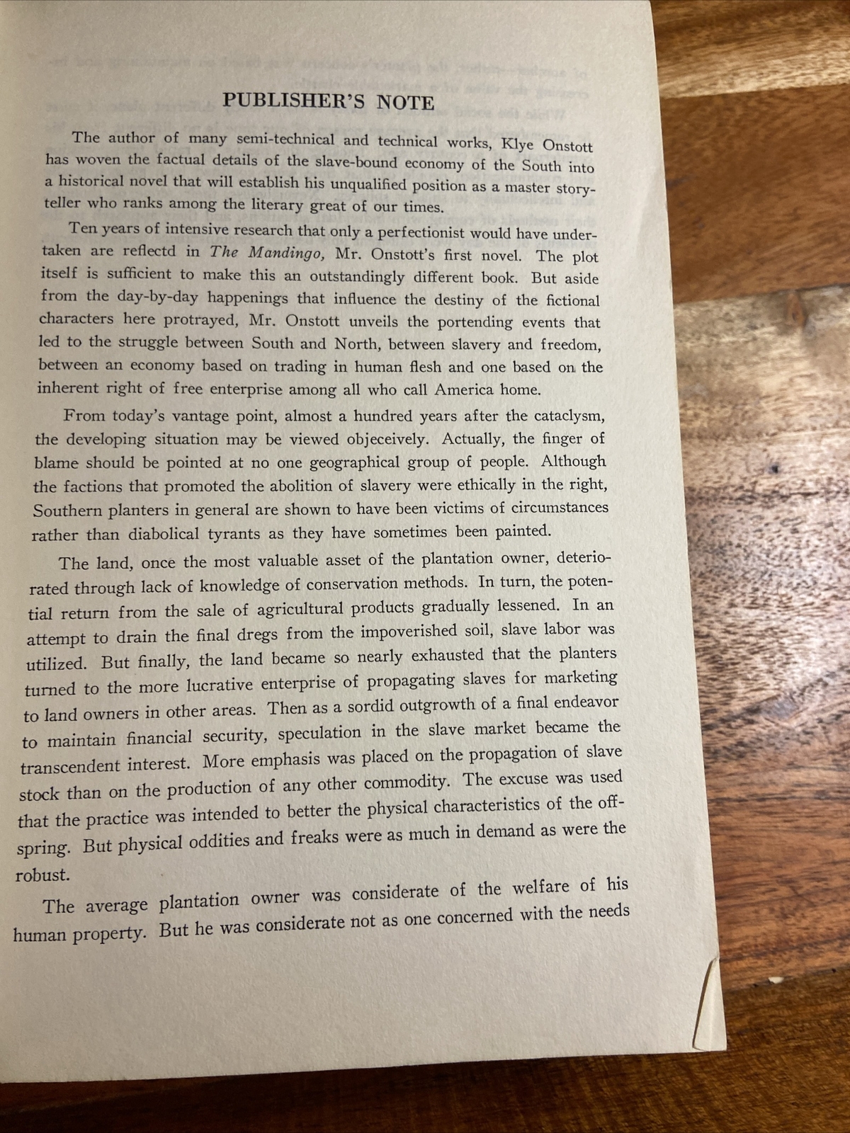 Mandingo by Onstott, Kyle. Denlinger’s Richmond VA. 1957