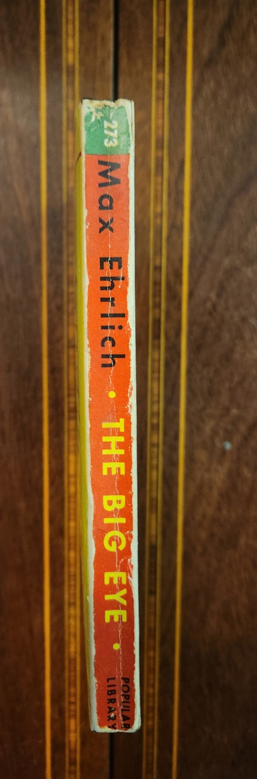 The Big Eye Max Ehrlich Popular Library #273 1950 Bergey Cover