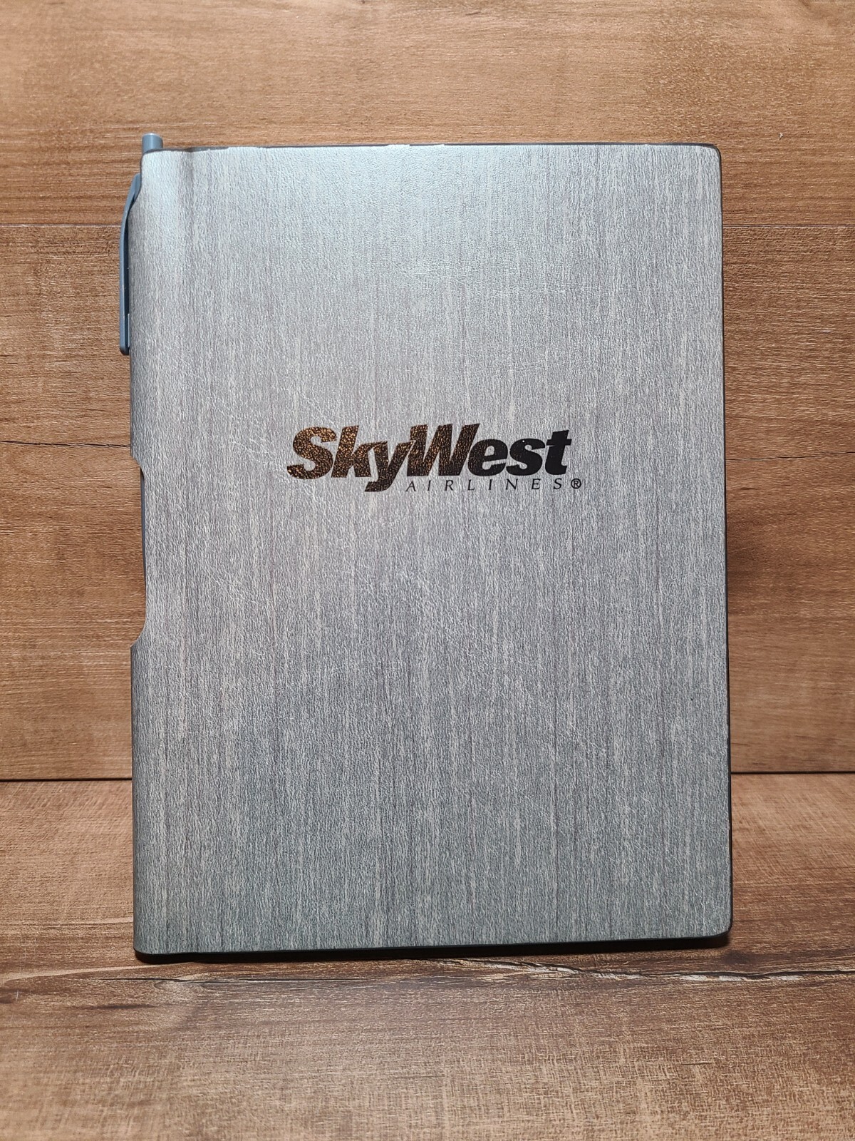 Skywest Airlines Hardcover Journal With Pen GREY New