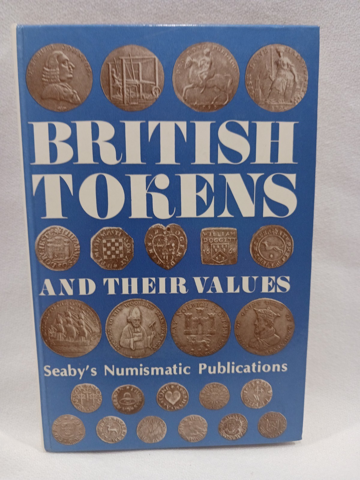 British Tokens and Their Values 1970 Seaby HC Coin Collecting UK Vintage Token